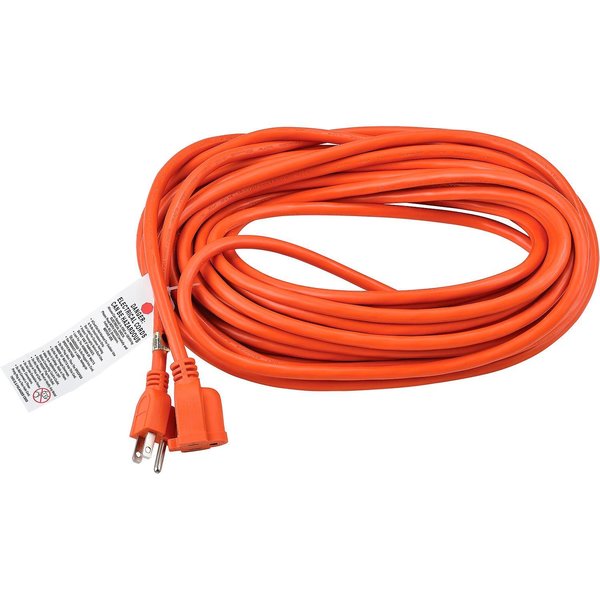 Global Industrial 50 Ft. Outdoor Extension Cord, 14/3 Ga, 15A, Orange 500790